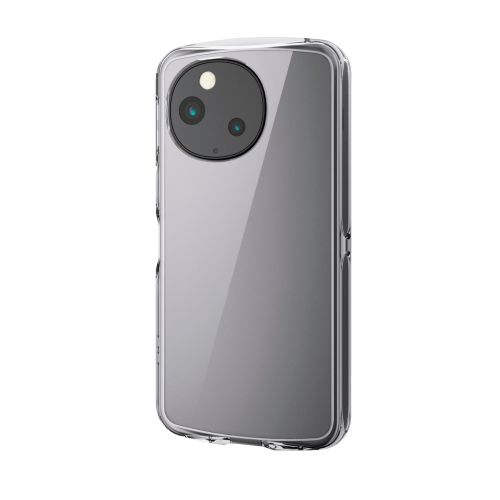 AQUOS sense10(SH-53F・SH-M33)/sense9(SH-53E・SH-M29)TOUGH SLIM LITEケース/オールクリア/ストラップホールシート付/クリア