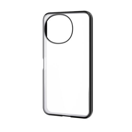 AQUOS sense10(SH-53F・SH-M33)/sense9(SH-53E・SH-M29)ソフトケース/サイドメッキ/ブラック