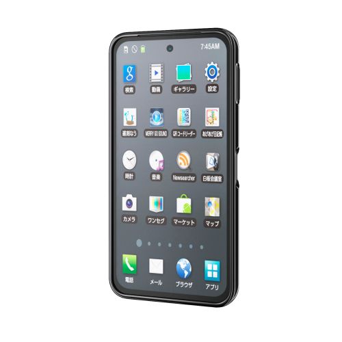 AQUOS sense10(SH-53F・SH-M33)/sense9(SH-53E・SH-M29)ソフトケース/サイドメッキ/ブラック