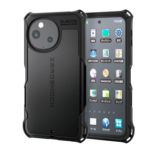 AQUOS sense10(SH-53F・SH-M33)/sense9(SH-53E・SH-M29)ZEROSHOCK/ブラック