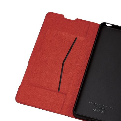 Xperia 10 IV(SO-52C/SOG07)用レザーケース/手帳型/UltraSlim/薄型/磁石付き/ブラック