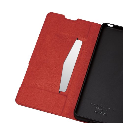 Xperia 10 IV(SO-52C/SOG07)用レザーケース/手帳型/UltraSlim/薄型/磁石付き/ブラック