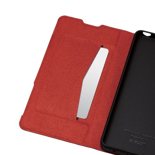 Xperia Ace III(SO-53C/SOG08)用レザーケース/手帳型/UltraSlim/薄型/磁石付き/ブラック