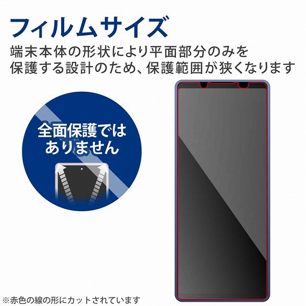 Xperia 5 IV(SO-54C/SOG09)用ガラスフィルム/高透明/ブルーライトカット