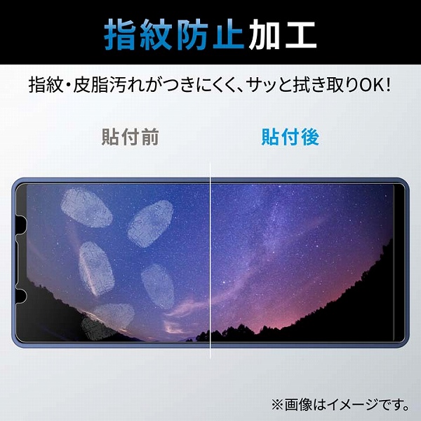 Xperia 5 IV(SO-54C/SOG09)用ガラスフィルム/高透明/ブルーライトカット