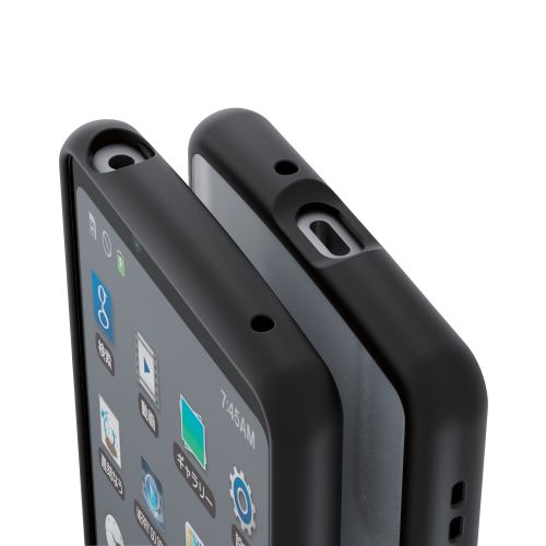 Xperia 10 V (SO-52D/SOG11)用ハイブリッドケース/TOUGH SLIM LITE/フレームカラー/背面クリア/ブラック