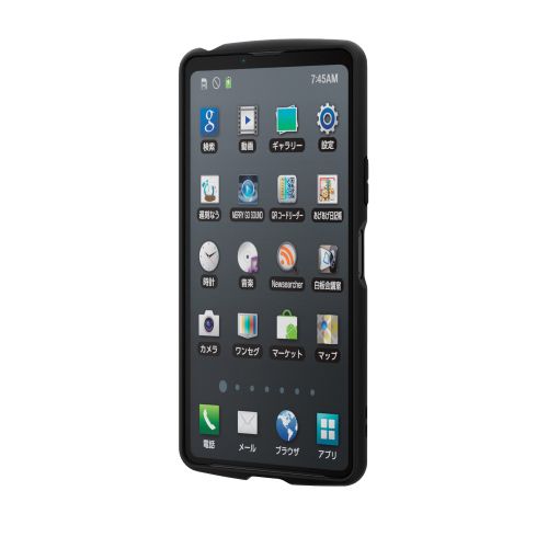 Xperia 10 V (SO-52D/SOG11)用ハイブリッドケース/TOUGH SLIM LITE/フレームカラー/背面クリア/ブラック