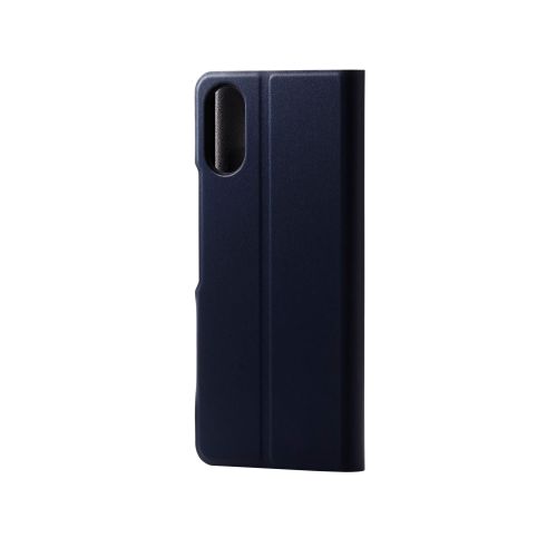 Xperia 10 VI (SO-52E)用レザーケース/手帳型/UltraSlim/薄型/磁石付き/ネイビー