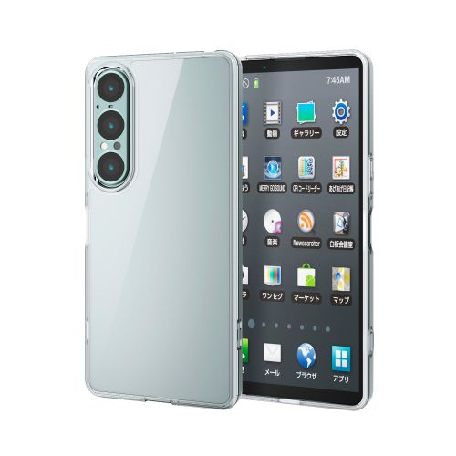 Xperia 1 VII/ハイブリッドケース/クリア