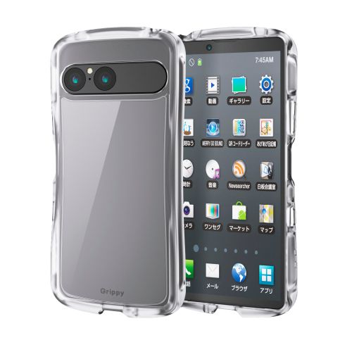 Xperia 10 VII (SO-52F)/ハイブリッドケース/Grippy/オールクリア/クリア