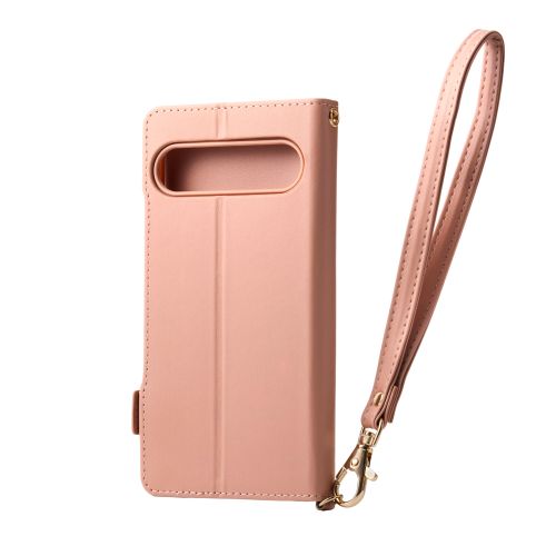 Xperia 10 VII (SO-52F)/手帳型ケース/磁石付/耐衝撃/ハンドストラップ付/ピンク