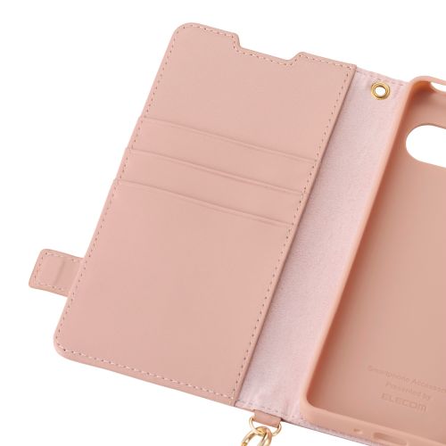 Xperia 10 VII (SO-52F)/手帳型ケース/磁石付/耐衝撃/ハンドストラップ付/ピンク