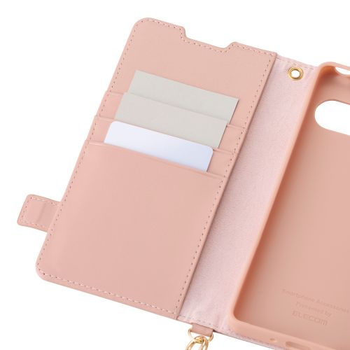 Xperia 10 VII (SO-52F)/手帳型ケース/磁石付/耐衝撃/ハンドストラップ付/ピンク