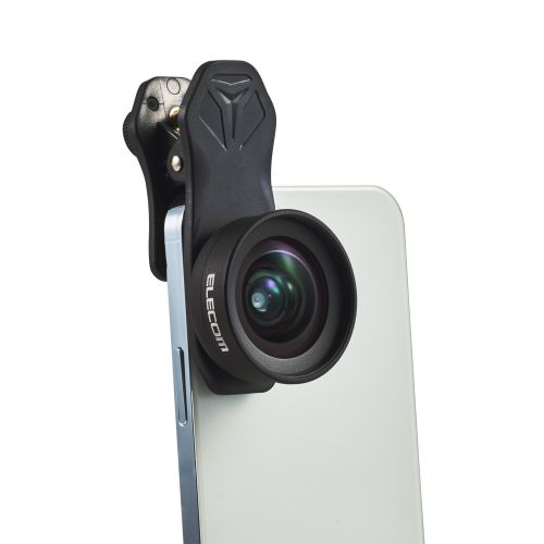 セルカレンズ/広角レンズ/0.4倍/ブラック