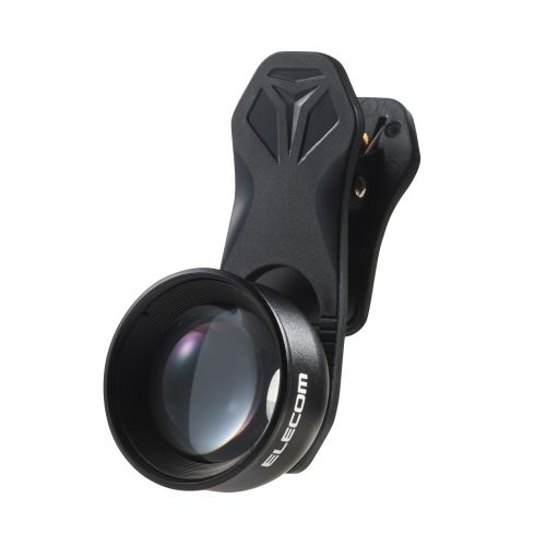 セルカレンズ/望遠レンズ/2倍/ブラック