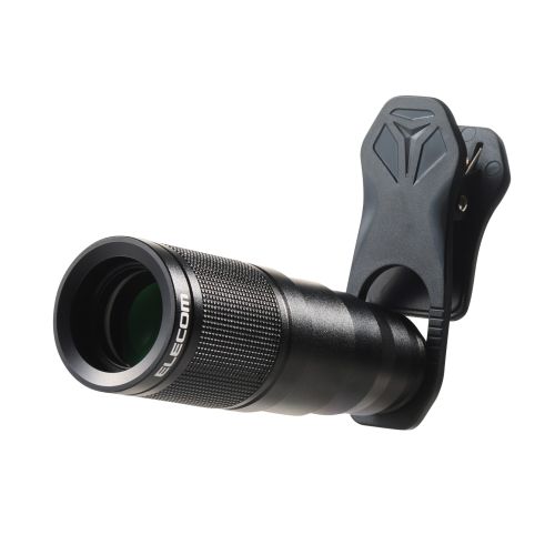 セルカレンズ/望遠レンズ/8倍/ブラック