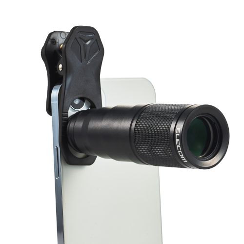 セルカレンズ/望遠レンズ/8倍/ブラック