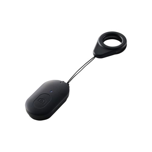 Bluetooth自撮りリモコン/小型/ストラップ付属/ブラック