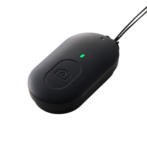 Bluetooth自撮りリモコン/小型/ストラップ付属/ブラック
