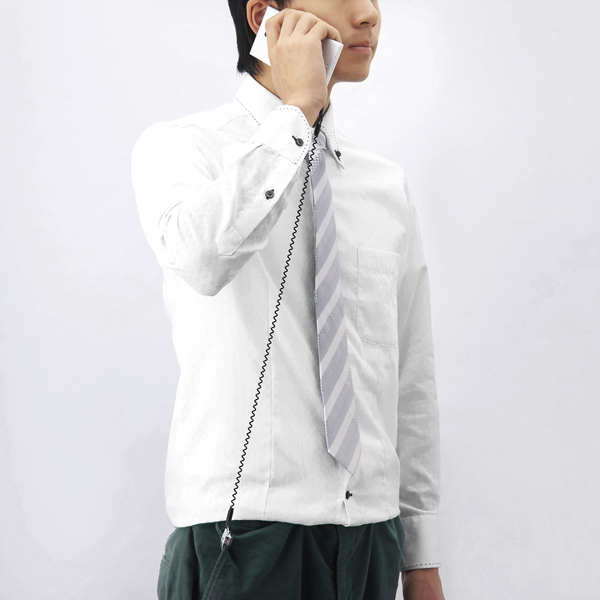 スマートフォン用ストラップ/クリップ(金属)/70cm/ブラック