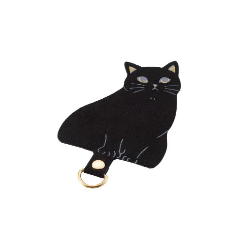 ストラップホールシート/アニマルタイプ/クロネコ/1口タイプ/1枚入り