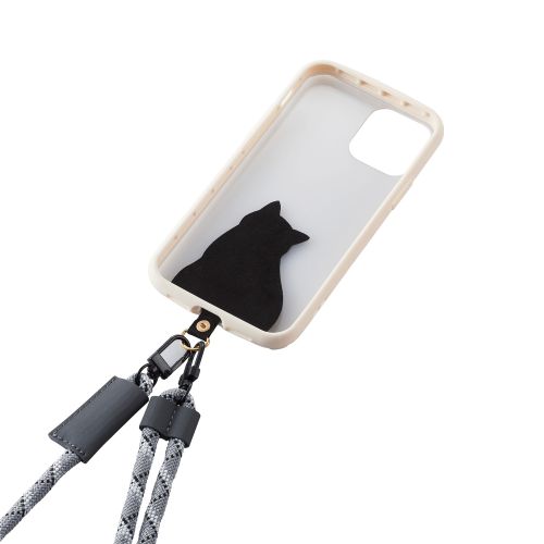 ストラップホールシート/アニマルタイプ/クロネコ/1口タイプ/1枚入り