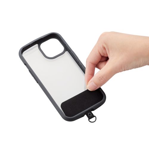 ストラップホールシート/1口タイプ/2枚入り/ブラック