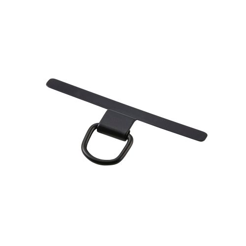 ストラップホールシート/ステンレス/高強度/1口タイプ/2枚入り/保護シート2枚付属/ブラック