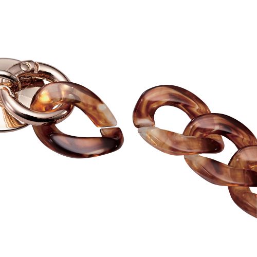 キーリングハンガーチェーン/&Me/フラットタイプ/ブラウン