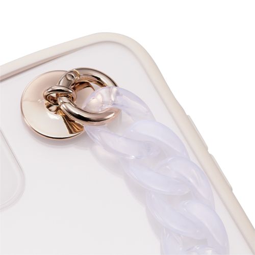 キーリングハンガーチェーン/&Me/フラットタイプ/クリア