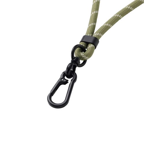 スマホショルダーストラップ/充電ケーブルショルダー/USB Type-C/長さ調整/ステンレスストラップホールシート付属(1口タイプ×1枚)/カーキ