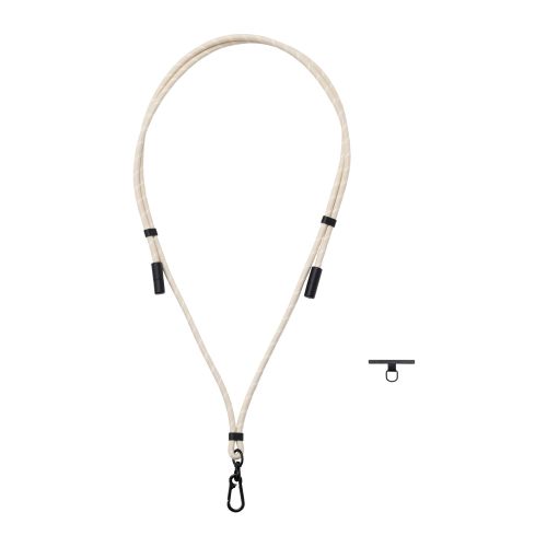 スマホショルダーストラップ/充電ケーブルショルダー/USB Type-C/長さ調整/ステンレスストラップホールシート付属(1口タイプ×1枚)/ホワイト