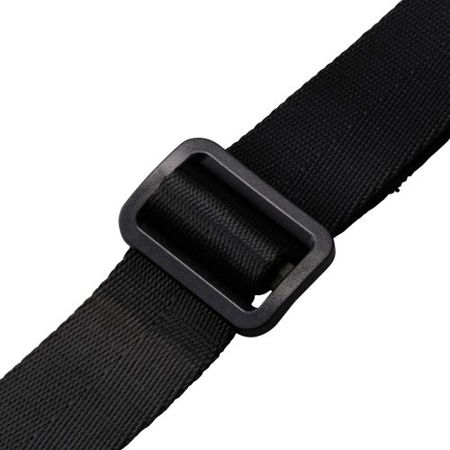 スマホショルダーストラップ/ステンレスストラップホールシート付属(1口タイプ×1枚)/フラット型/ループ付/カラビナ付/ブラック