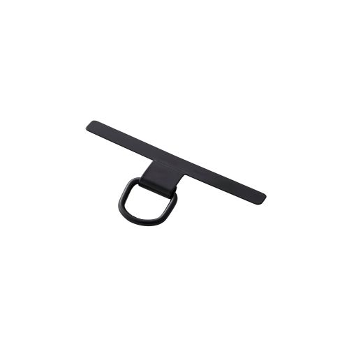 スマホショルダーストラップ/ストラップホールシート付属/シュシュ/上品/ブラック