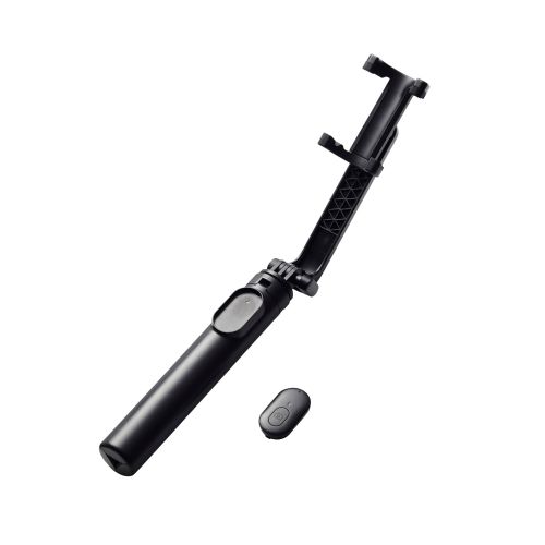 スマートフォン用/2way/三脚/Bluetoothリモコン付/軽量/850mm/ブラック