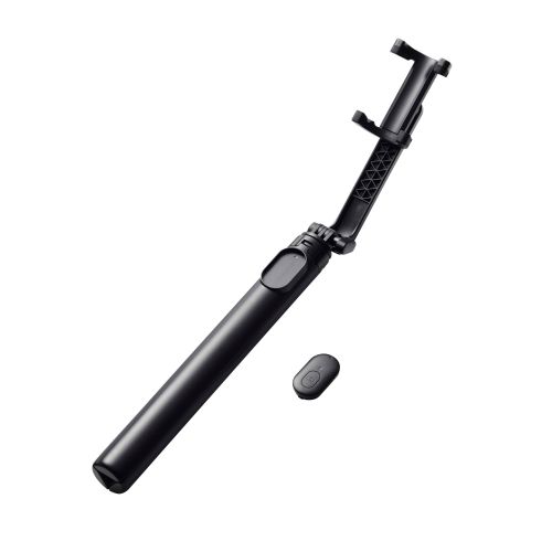 スマートフォン用/2way/三脚/Bluetoothリモコン付/軽量/1500mm/ブラック
