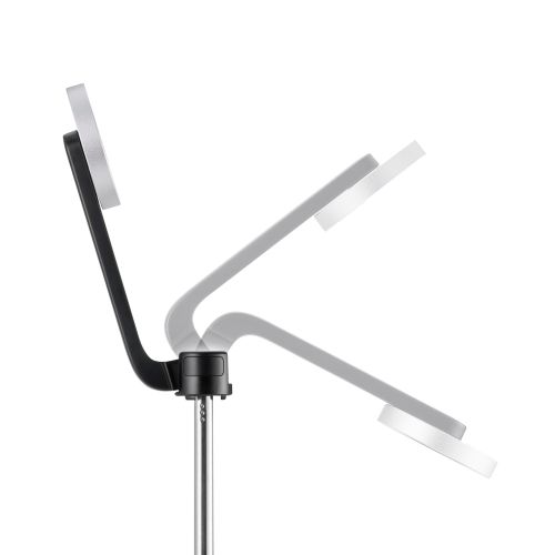 スマートフォン用三脚/マグネット吸着/Bluetoothリモコン付/メタルプレート付属/850mm/ブラック