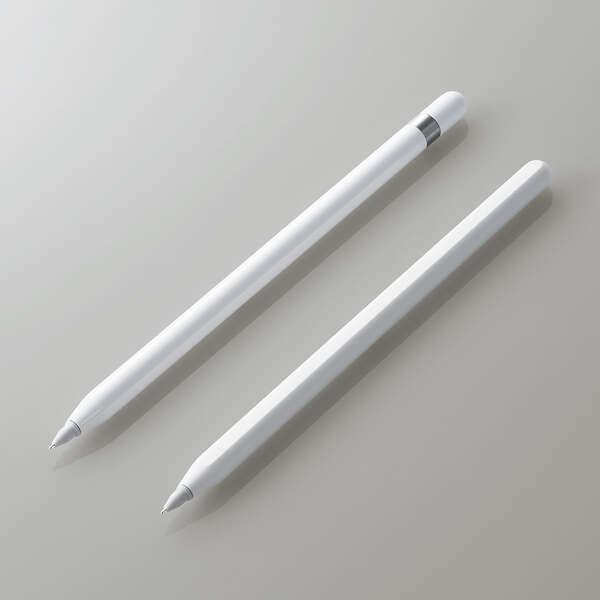 Apple Pencil専用交換ペン先/金属製/極細/太さ1mm/2個入り/ホワイト