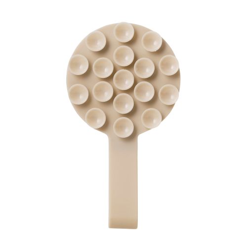 吸盤スマホシリコンパッド/タコピタ/マグネット吸着タイプ/バンド機能付き/タイプ/ベージュ