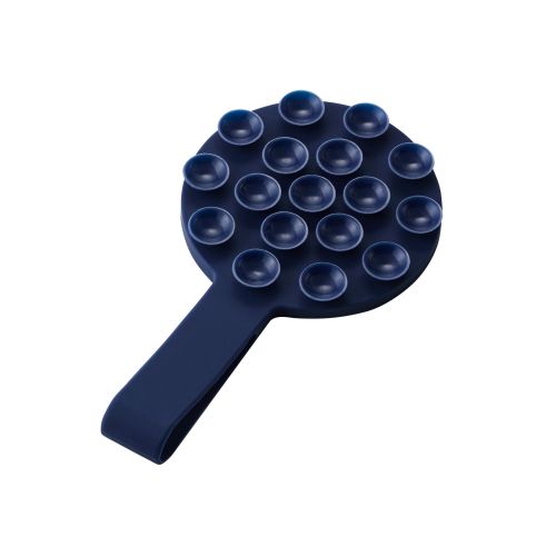 吸盤スマホシリコンパッド/タコピタ/マグネット吸着タイプ/バンド機能付き/タイプ/ネイビー