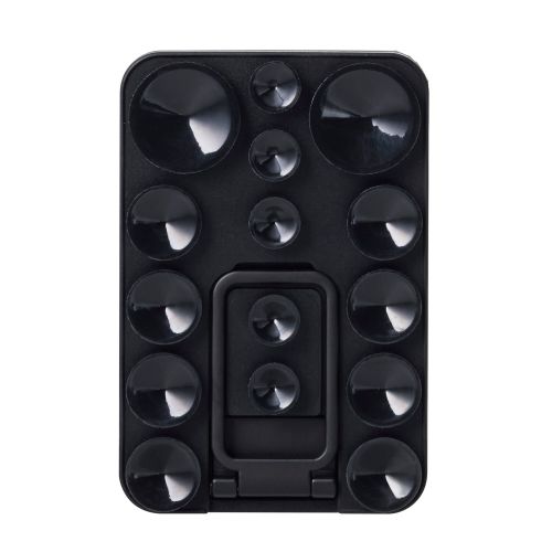 吸盤スマホシリコンパッド/タコピタ/マグネット吸着タイプ/スタンド機能付き/タイプ/ブラック