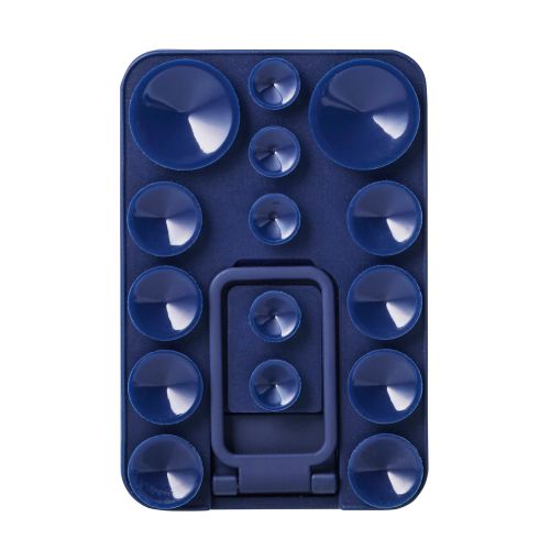 吸盤スマホシリコンパッド/タコピタ/マグネット吸着タイプ/スタンド機能付き/タイプ/ネイビー