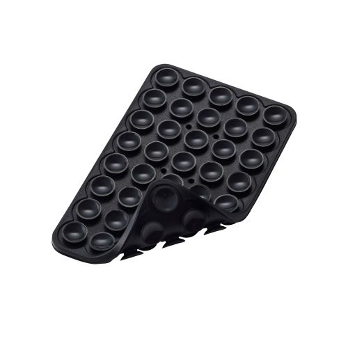 吸盤スマホシリコンパッド/タコピタ/両面タイプ/ブラック