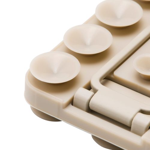 吸盤スマホシリコンパッド/タコピタ/両面タイプ/スタンド機能付き/ベージュ