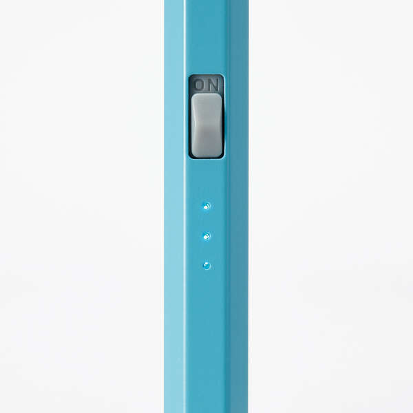 タッチペン/スタイラス/鉛筆型/六角軸/充電式/iPad専用/パームリジェクション対応/傾き検知対応/磁気吸着/USB-C充電/ブルー