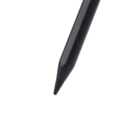 タッチペン/スタイラス/リチウム充電式/汎用/磁気吸着/USB-C充電/急速充電/ペン先交換可能/ペン先付属/ブラック