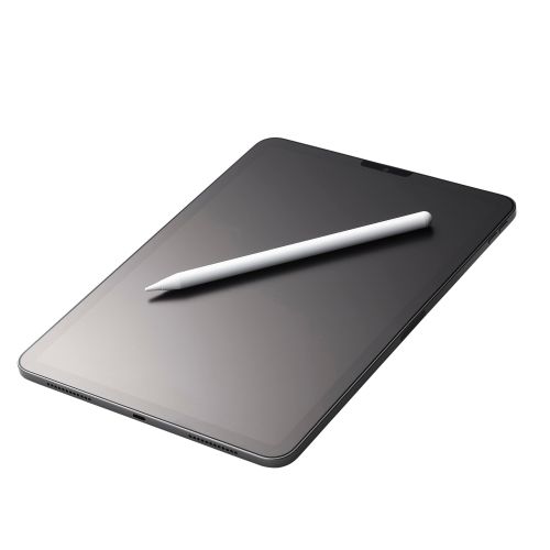 タッチペン/スタイラス/リチウム充電式/汎用/磁気吸着/USB-C充電/急速充電/ペン先交換可能/ペン先付属2個/ホワイト
