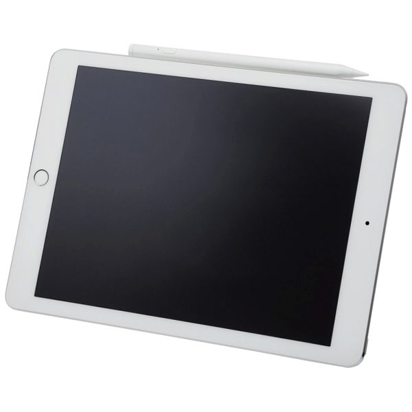 タッチペン/スタイラス/充電式/iPad専用/パームリジェクション対応/傾き検知対応/磁気吸着/USB-C充電/ペン先交換可能/ホワイト