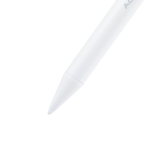タッチペン/スタイラス/充電式/iPad専用/パームリジェクション対応/磁気吸着/USB-C充電/ペン先交換可能/ホワイト