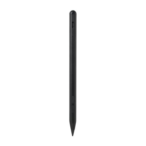 タッチペン/充電式/iPad専用/ショートカットボタン/パームリジェクション/傾き検知/磁気吸着/USB-C充電/急速充電/交換ペン先/ブラック